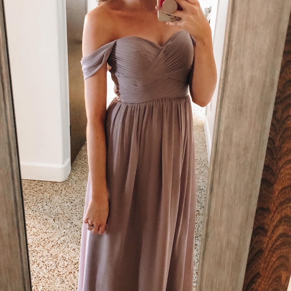 Worn once Revelry bridesmaid dress dusty purple